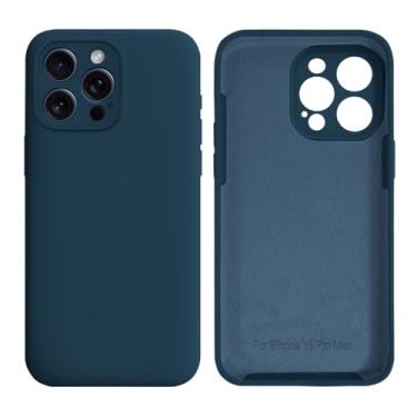 Imagem de Capinha Compativel com iPhone 15 Pro Max Com Proteção de Câmera em Silicone com Interior Aveludado