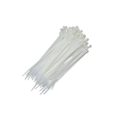Imagem de Abraçadeira Nylon 15 x 0,36 cm Hulter 100 Peças Branco HT1150UVBP