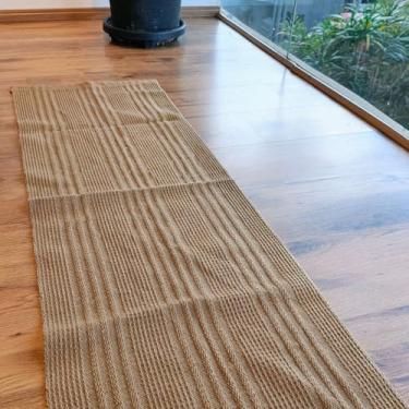 Imagem de Casa Coeva - Tapete Artesanal Passadeira Algodão Caramelo Linea 45 x 145