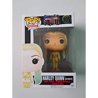 Imagem de Funko Pop DC Heroes: Inmate Harley Quinn Collectible Figure, Multicolor