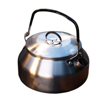 Imagem de Fecadou Chaleira 0.8L | Chaleira De Água Em Aço Inoxidável Com Ponteira Dobrável - Dispensador Portátil Para Cozinha Viagem Acampamento Escritório Fogão