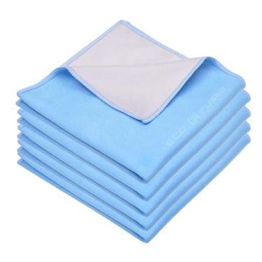 Imagem de Panos de limpeza Eco-Fused Oversize Microfiber XL 30x30cm, pacote com 