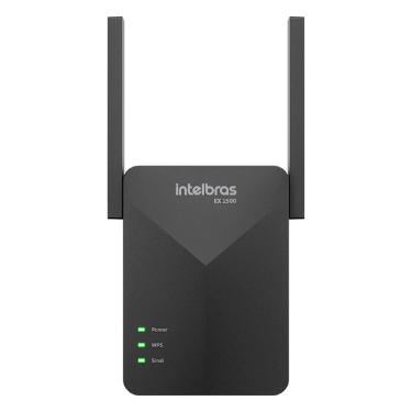 Imagem de Roteador Extensor Intelbras MESH WI FI EX 1500 - 4750191  Preto  Bivolt