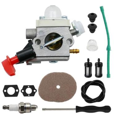 Imagem de Newnessai Kit de carburador de carburador C1M-S267A com filtro de ar, substituição para Stihl FC56 FC70 FC70C FS40 FS50 FS56 FS56C FS56R FS56RC FS70C FS70R FS70RC HL56K Carburador comedor de ervas
