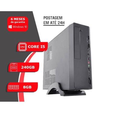 Imagem de Super Cpu Intel Core I5 + Ssd 240Gb E 8Gb Ram