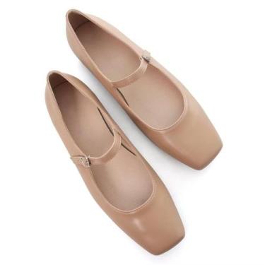 Imagem de Vestido Flats Stunner feminino em couro de damasco Mary Jane 41 (9)