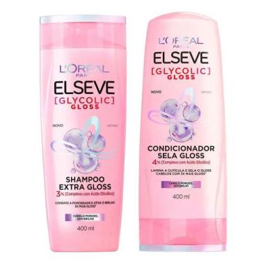 Imagem de Elseve Glycolic Gloss Kit  Shampoo + Condicionador, Kit