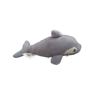 Imagem de Brinquedo Para Pets Mordedor Baleia De Pelúcia Apito Sonoro