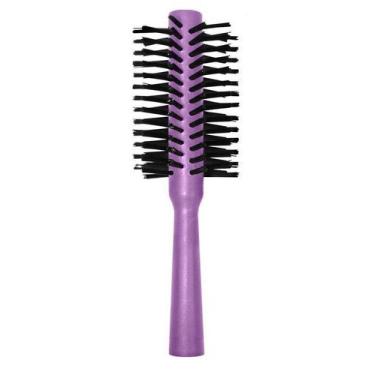 Imagem de Escova de Cabelo Redonda Pequena Cabo Plástico - Santa Clara, Rosa (40