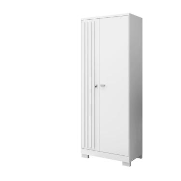 Imagem de Armário Dinâmico Multiuso 2 Portas Com Chave Branco Tx Edecasamoveis