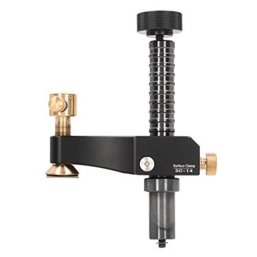 Imagem de Braçadeira de bancada portátil, durável, ferramenta de fixação de madeira, bloco de fixação fixo para mesa de marcenaria, bancada de trabalho, preto, dourado, 19 20mm, compatível