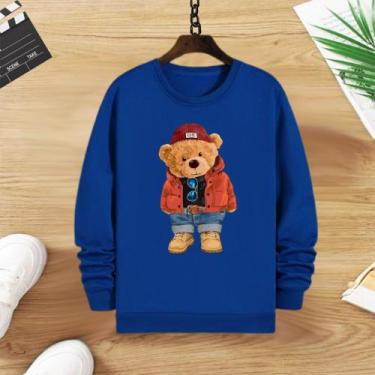 Imagem de Blusa moletom infantil - Franca kids, Azul, 2