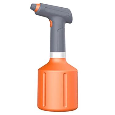 Imagem de HOIIPAAAA Regador elétrico portátil para ambientes internos e externos, frasco de spray portátil multiuso para jardim, pátio de 900 ml (laranja a)