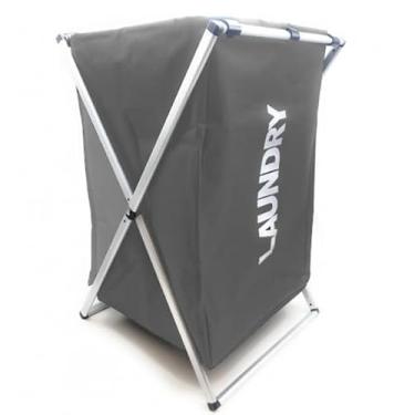 Imagem de Cesto Organizador Para Roupa Suja de Tecido Oxford Cesto de Lavanderia Dobrável Portátil com 1 Divisórias