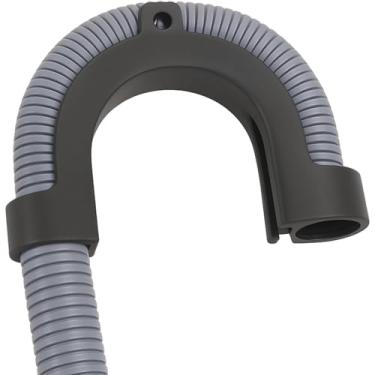 Imagem de Suporte Curva para Mangueira Saída de Água Lavadora Compatível com Electrolux Brastemp Consul e Outras Marcas - Encaixe Universal