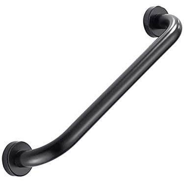 Imagem de Barra de apoio de segurança para banheira e chuveiro, barra de apoio de alumínio, corrimão de suporte polido com fixações ocultas, aderência antiderrapante para banheira e vaso sanitário, trilho de