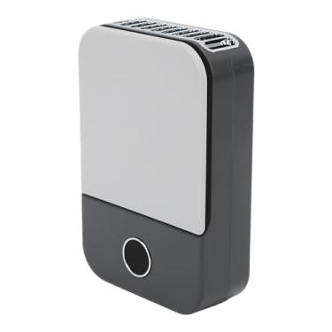 Imagem de Domary Ventilador de Pescoço, Ventilador Portátil Pendurado No Pescoço Com Cordão Ajustável USB Recarregável Silencioso Com 3 Velocidades de Ventilador Pessoal Vestível, para (Preto)