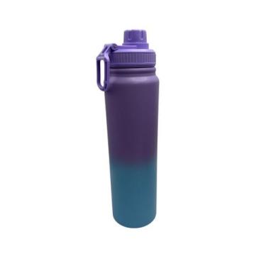 Imagem de Garrafa Térmica Esportiva Inox Gradiente 800ml ou 1000ml  Bebida Quent