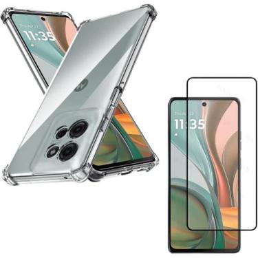 Imagem de Capa Capinha Anti Impacto + Película Premium 3D de Vidro Temperado Com