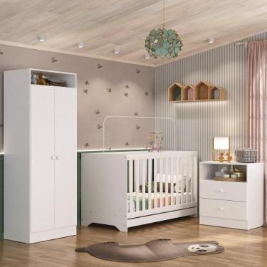 Imagem de Quarto Infantil Completo Multimóveis Branco - MULTIMOVEIS