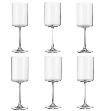 Imagem de Jogo 6 Taças Para Vinho Branco Kubitto Em Cristal Ecológico 380Ml - Bo