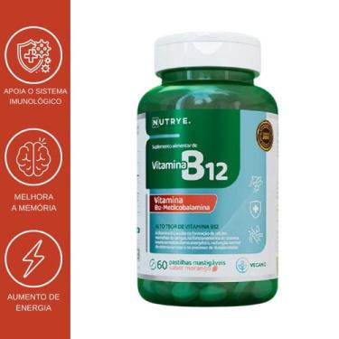 Imagem de Vitamina Metilcobalamina B12 - 60 Cápsulas - NUTRYE