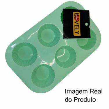 Imagem de Forma SiliconeFlexível BPA Free Desenforma Fácil Lovely Vibe, VERDE