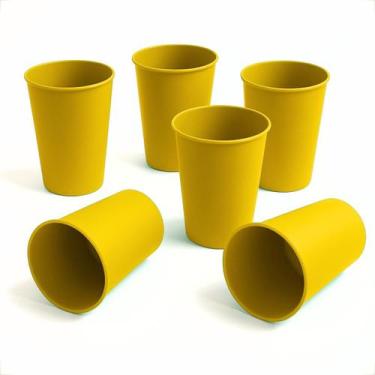 Imagem de 25 Copos de Plasticos Kit Copos Coloridos 200ml Infantil Reutilizavel 