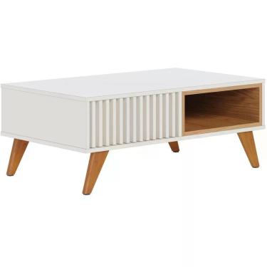 Imagem de Mesa De Centro Para Sala Jeri Off White Freijo Clb Off White