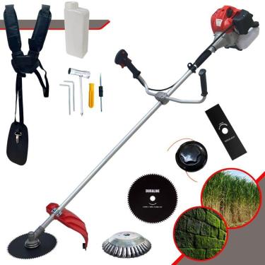 Imagem de Roçadeira Cg430p C- Carretel + Faca 2p 3p 80d E Disco Escova