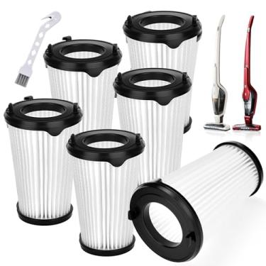 Imagem de Pacote com 6 filtros de substituição VAF-1TM compatível com Electrolux Ergorapido Stick Cordless Standard e versão leve para animais de estimação PureAdvantage PureAdvantageTM VAF-1, substitui a peça