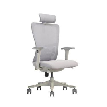 Imagem de Cadeira de Escritório Presidente Giratória NR17 Lancaster Cinza - LEX