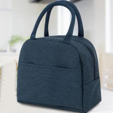 Imagem de Lancheira com alças para homens e mulheres, porta-recipientes de alimentos, à prova de vazamento, lancheira térmica para trabalho, escritório, piquenique