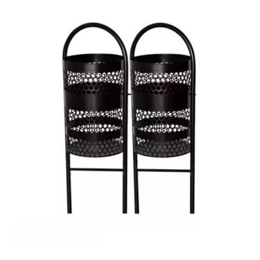 Imagem de Lixeira Dupla Paraíso Coleta Seletiva Externa 80lt 80l