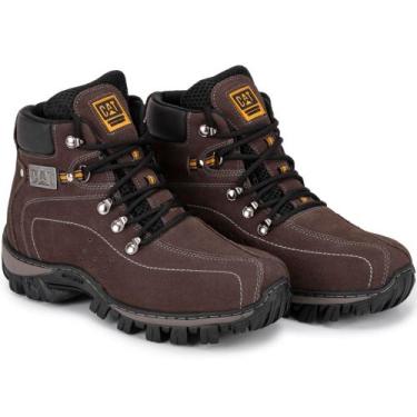 Imagem de Bota Coturno Adventure Masculino Unissex Couro Legítimo Várias Cores A