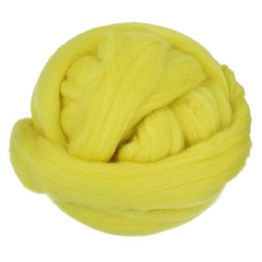 Imagem de Fio de lã de feltragem macia de 100 ml, fio roving premium grosso para feltragem de agulhas, cobertor de tricô, fiação, feltragem, artesanato, tapeçaria, tapeçaria, mistura de tecelagem e artesanato