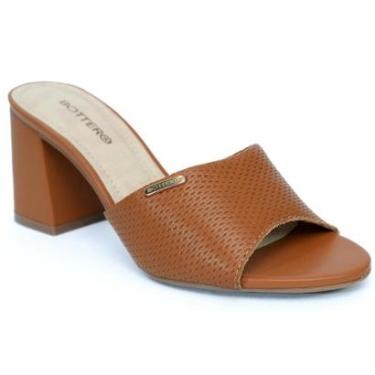 Imagem de Tamanco Couro Bottero Salto Bloco Feminino-Feminino