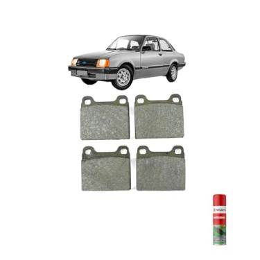 Imagem de Kit Pastilha de Freio Chevette Chevy 73> VW VT 78/80 + Wurth Anti Chio 300ml