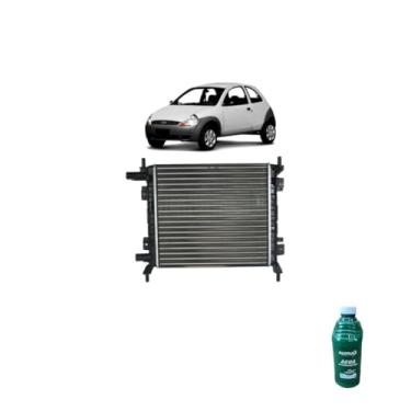 Imagem de Kit Radiador Ford Ka 1.0/1.6 00/08 S/Ar com Agua Desmineralizada 1 Litro