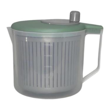 Imagem de Secador de Salada Centrífuga Manual 2,5L - Para Lavar e Secar Folhas, Verduras e Frutas com Eficiência