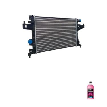 Imagem de Kit Radiador GM Agile Montana 1.4 1.8 + Aditivo Radiador Orbi Química Rosa 1L