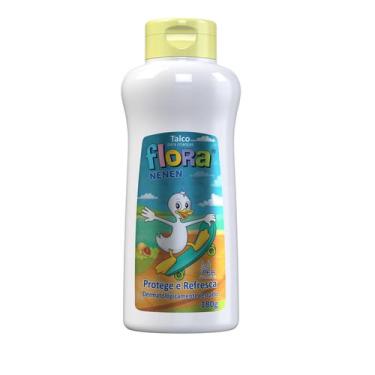 Imagem de Talco p/ criança e bebê flora nenen 180g protege e refresca - Suissa