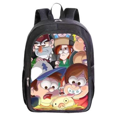 Imagem de Mochila Escolar Gravitys Falls Mabels Pines Anime 42cm