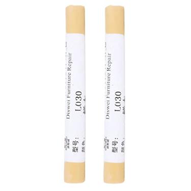 Imagem de Giz de cera para reparo de pintura de móveis, caneta de madeira com cera, conjunto de 2 peças para escritório em casa