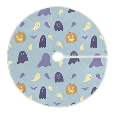 Imagem de JUZIHAI Halloween Boo linda saia para árvore de Natal, decoração de Natal, ornamentos para ambientes internos e externos, casa, 91 cm