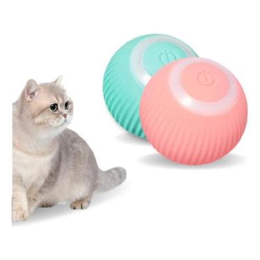 Imagem de Bolinha Giratória Interativa Pet Gatos Bola Usb Recarregável - Pet For