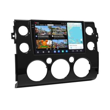 Imagem de Joying Rádio automotivo para Toyota FJ Cruiser atualização 2007-2014, Android 13, estéreo, 9,5 polegadas, 2K, QLED, tela sensível ao toque 12 GB + 256 GB com Carplay e Android Auto, link espelhado (A