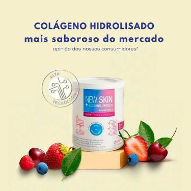 Imagem de New Skin Ha + Lata Peptan 330g Divinitè Frutas Vermelhas