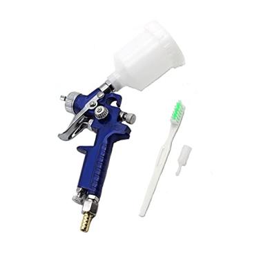 Imagem de Mini airbrush de pistola de pintura de ar HVLP. Pistola de pulverizador para pintura carro Aerograph Air Brush 0. 8MM / 1.0MM. Bocal(0.8mm EU adapter)