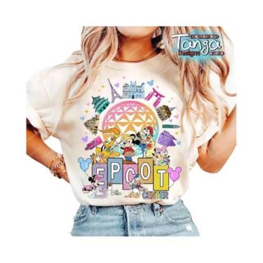 Imagem de Camiseta Dos Amigos Do Mickey Do Centro Epcot Festival Disney 2025 Cam